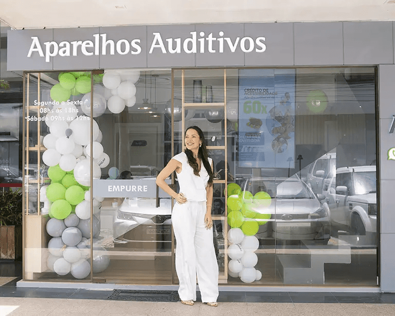 Fachada da loja Audistore