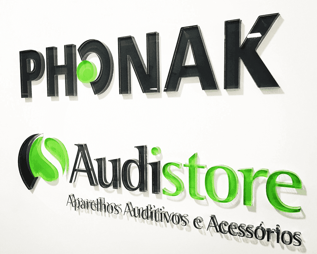 Painel Phonak e Audistore