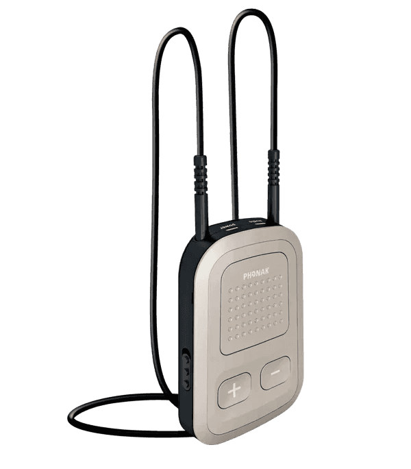 Phonak ComPilot, acessório usado no pescoço como um colar